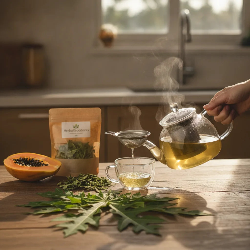 How to Use Papaya Leaves for Tea: A Beginner’s Brewing & Flavor Guide_featured_image