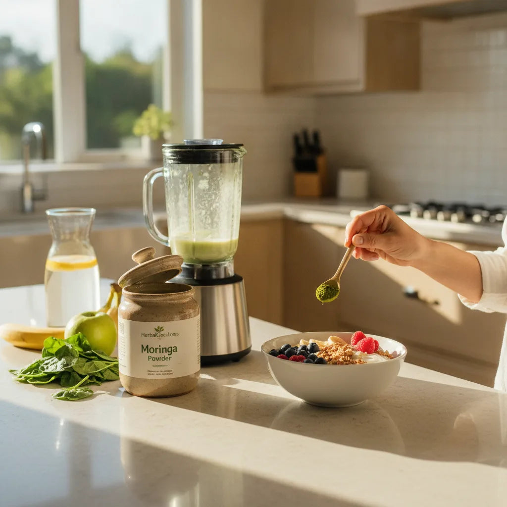How to Fit Moringa Powder into a Daily Food & Drink Routine: Portions, Pairings, and Pause Plans_featured_image