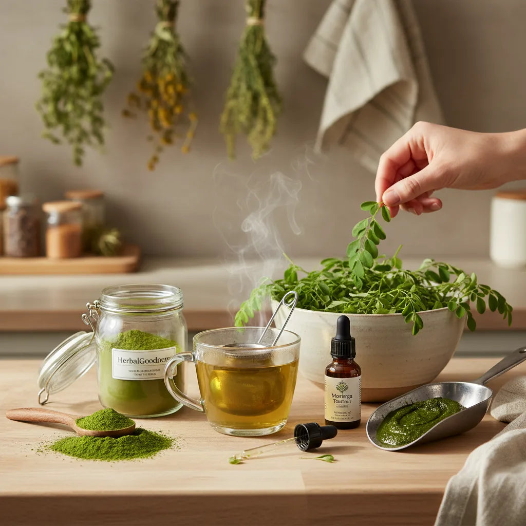Which form of moringa is most effective? A practical guide to powders, extracts, teas, tinctures, and fresh leaf_featured_image