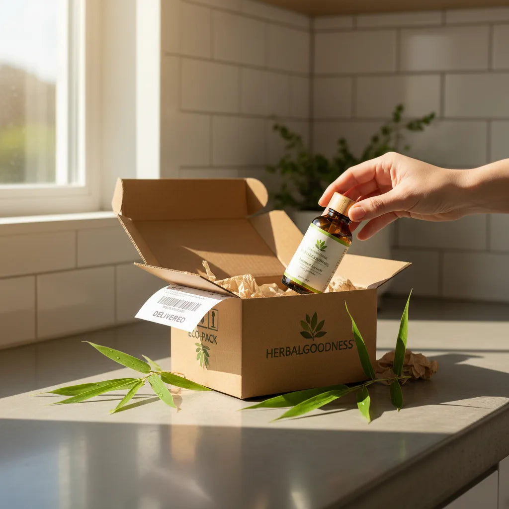 Unboxing HerbalGoodness bamboo leaf extract delivery
