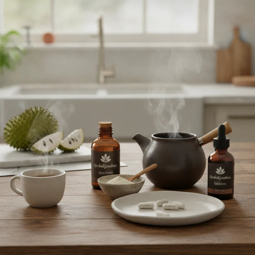 Soursop formats explained: teas, tinctures, powders, capsules, and bitters — which form fits your routine?_featured_image
