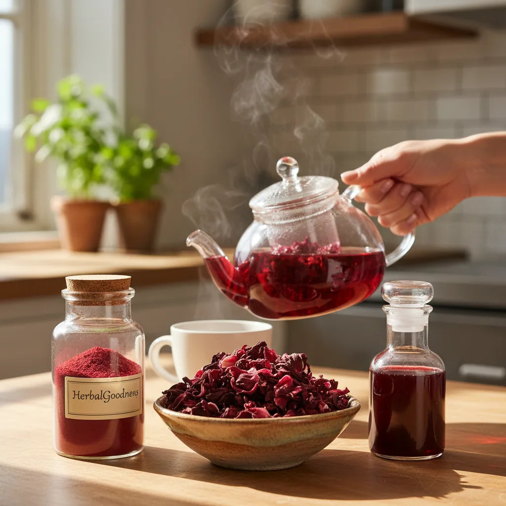 How to take hibiscus tea: formats, brewing methods, timing, and serving ideas_featured_image