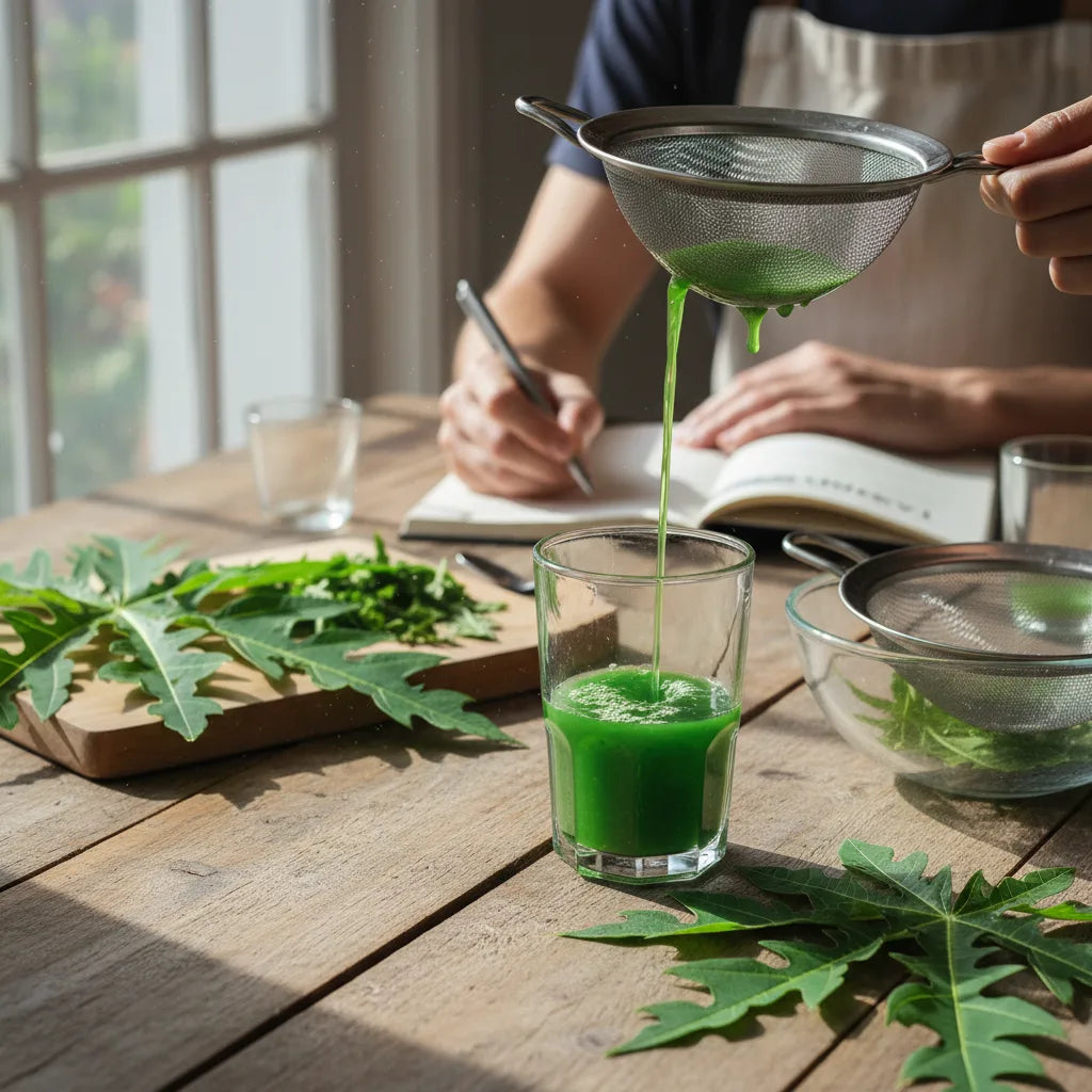 Papaya Leaf Juice Benefits: A Kitchen‑Science Guide to Making, Tasting, and Observing_featured_image