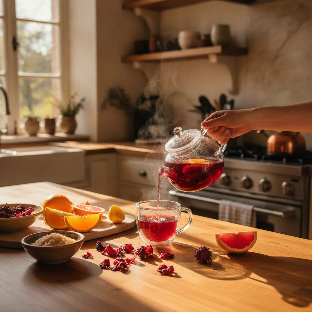 Why hibiscus tea tastes tart to some people: acids, tannins, and taste genetics_featured_image