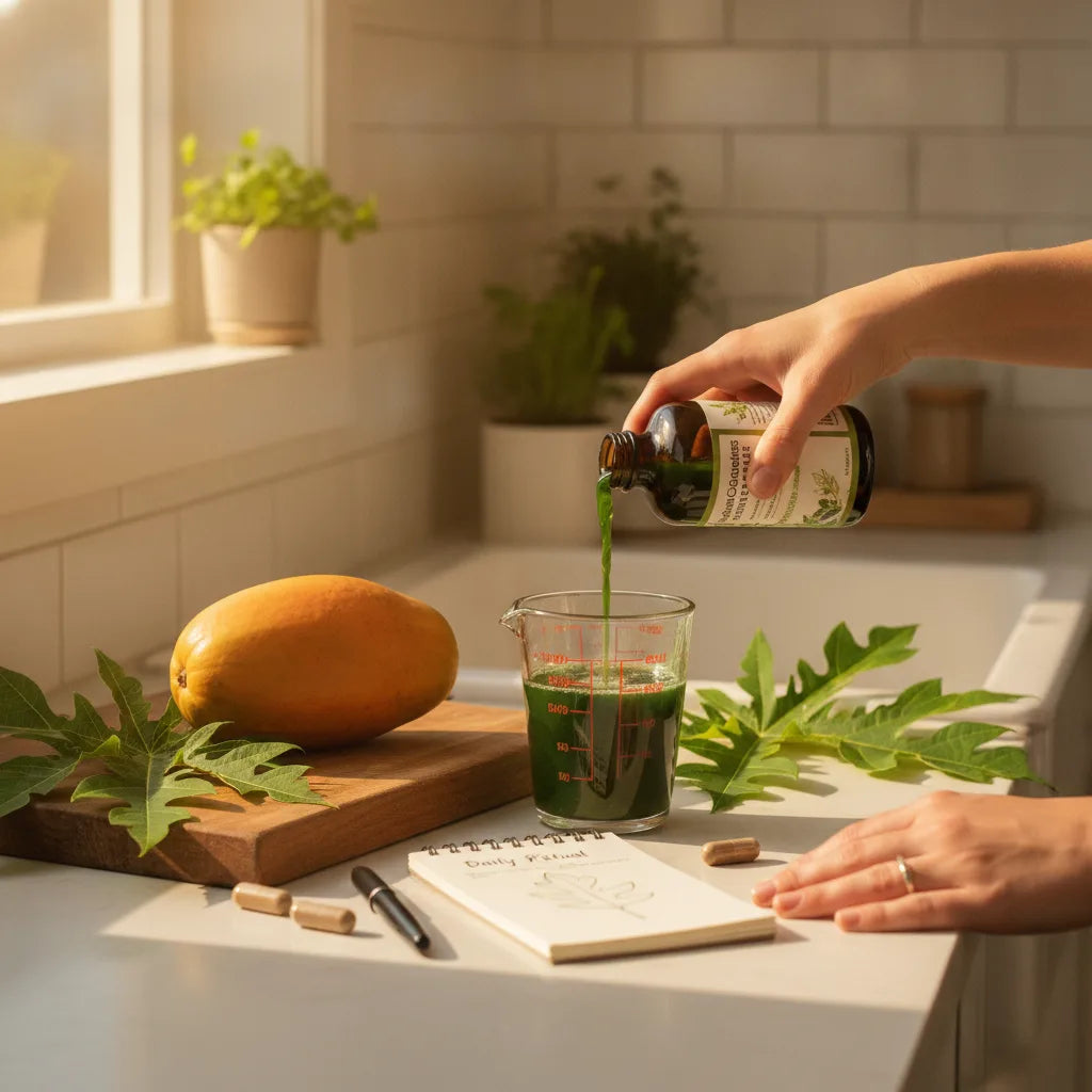 How Much Papaya Leaf Extract Should I Take? A Practical Guide to Serving Sizes, Label Reading, and Converting Forms_featured_image