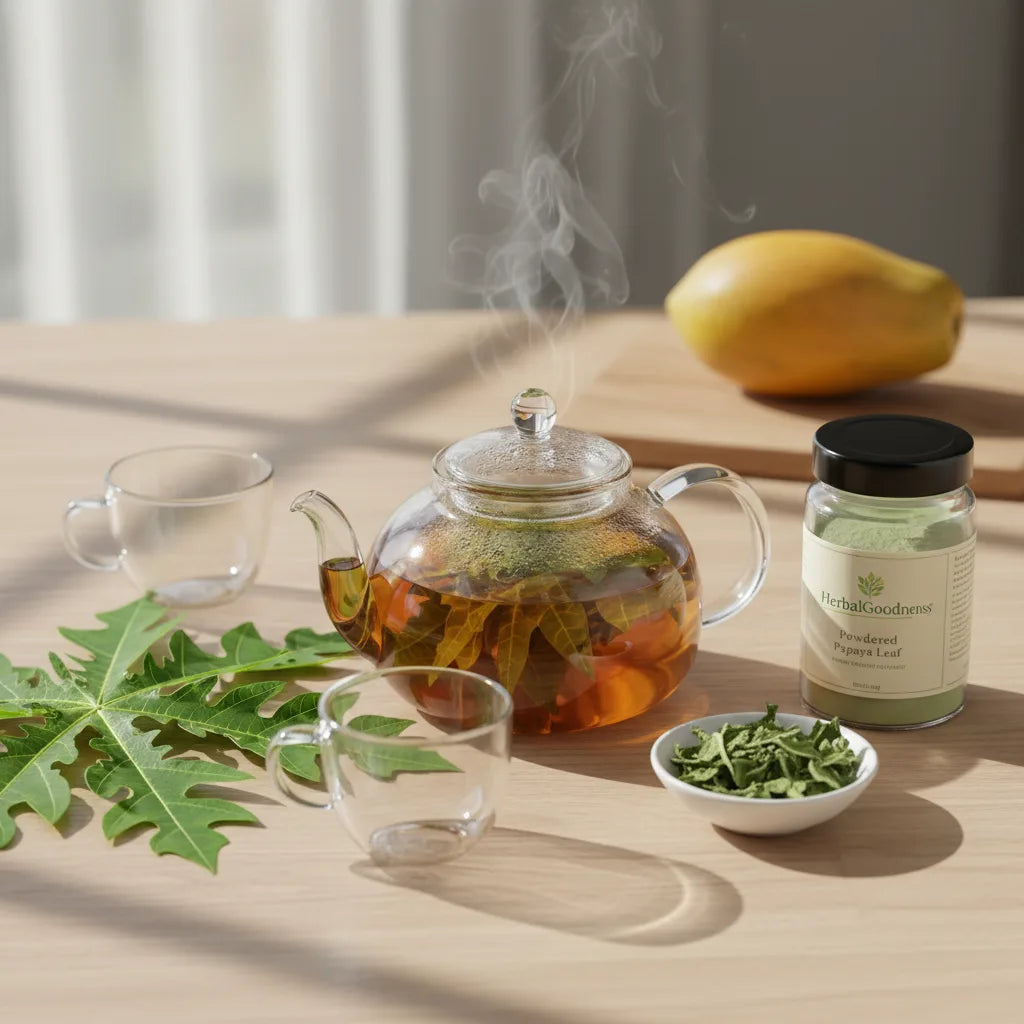How to make papaya leaf tea: fresh, dried, and powdered methods with flavor tips and simple recipes_featured_image