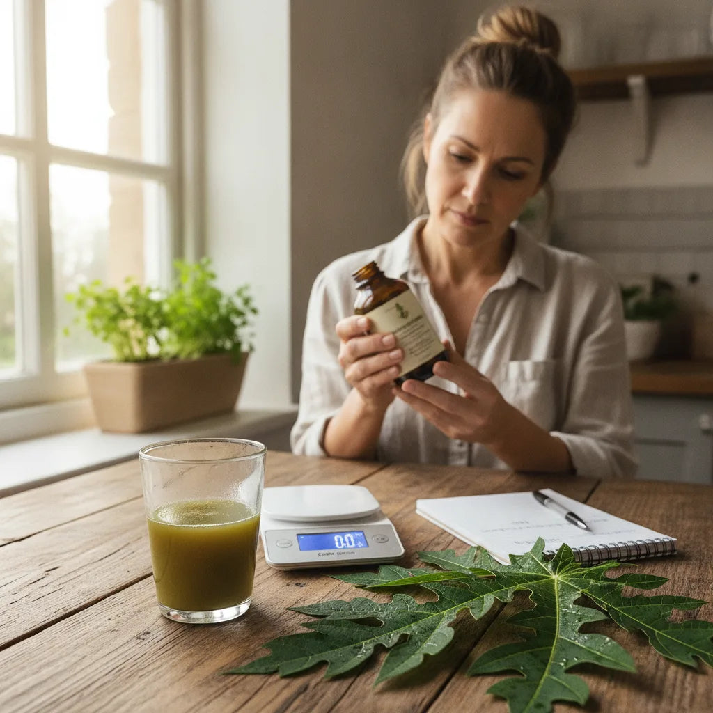 How much papaya leaf juice should I drink each day? A practical, evidence‑aware guide to servings, prep, and tracking_featured_image
