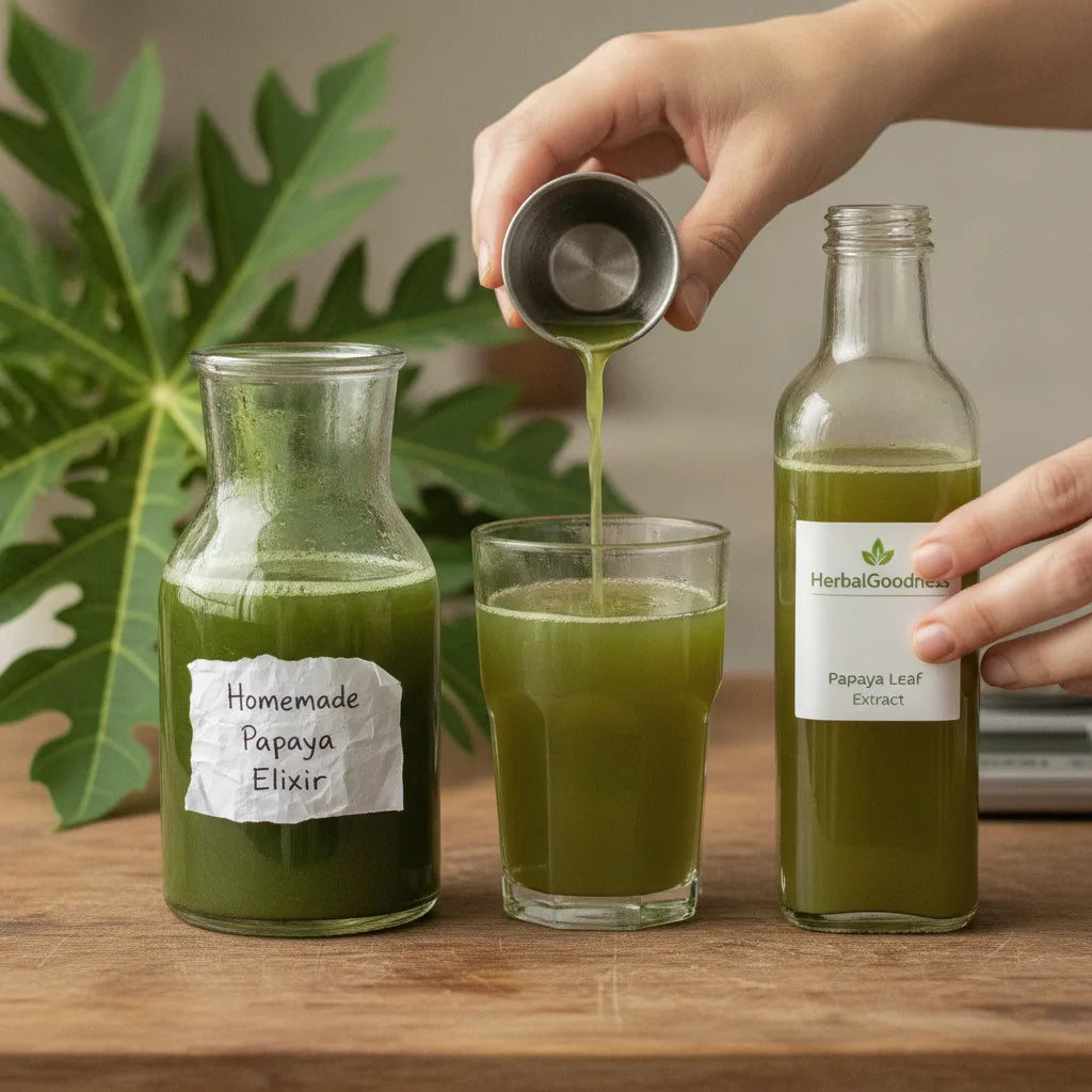 Homemade vs. store-bought: How to compare papaya leaf juice strength and serving sizes_featured_image