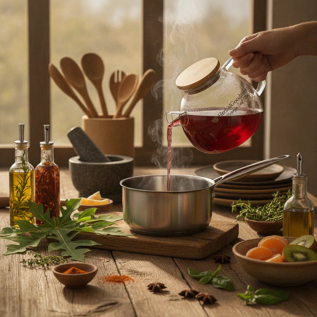 Culinary uses of papaya leaf tea: smoked, reduced, and infused recipes_featured_image