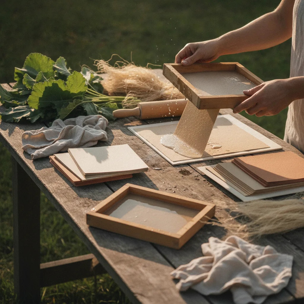 Making Paper from Mullein Leaf: A Beginner’s Guide to Pulping, Sheet Formation, and Craft Projects_featured_image