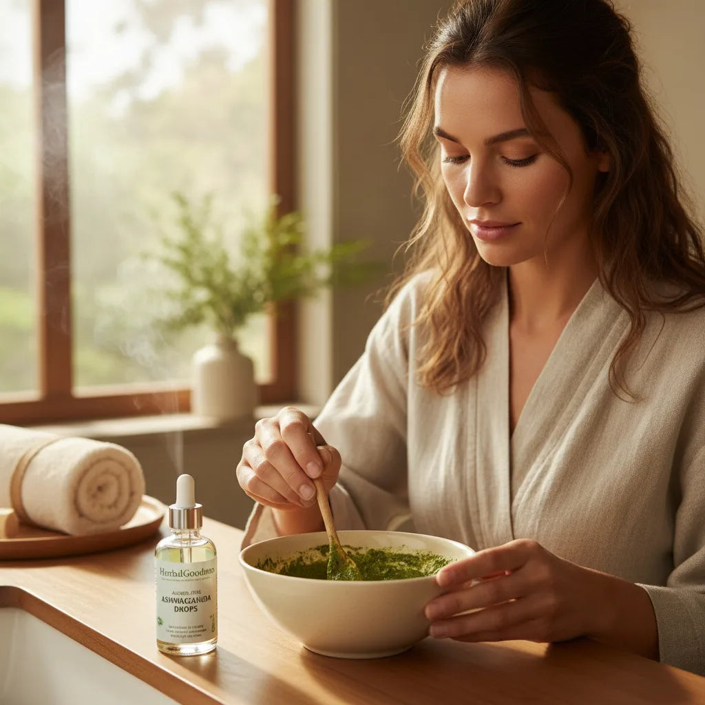 Topical Rituals with Alcohol‑Free Ashwagandha Drops: Safe DIY Skin & Scalp Preparations, Patch‑Testing, and Simple Recipes_featured_image
