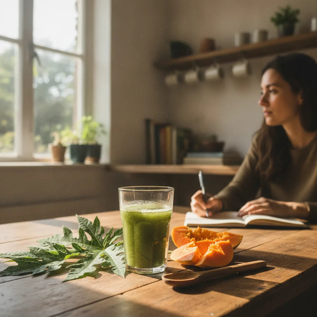 Papaya leaf juice: spotting personal sensitivities and when to pause_featured_image