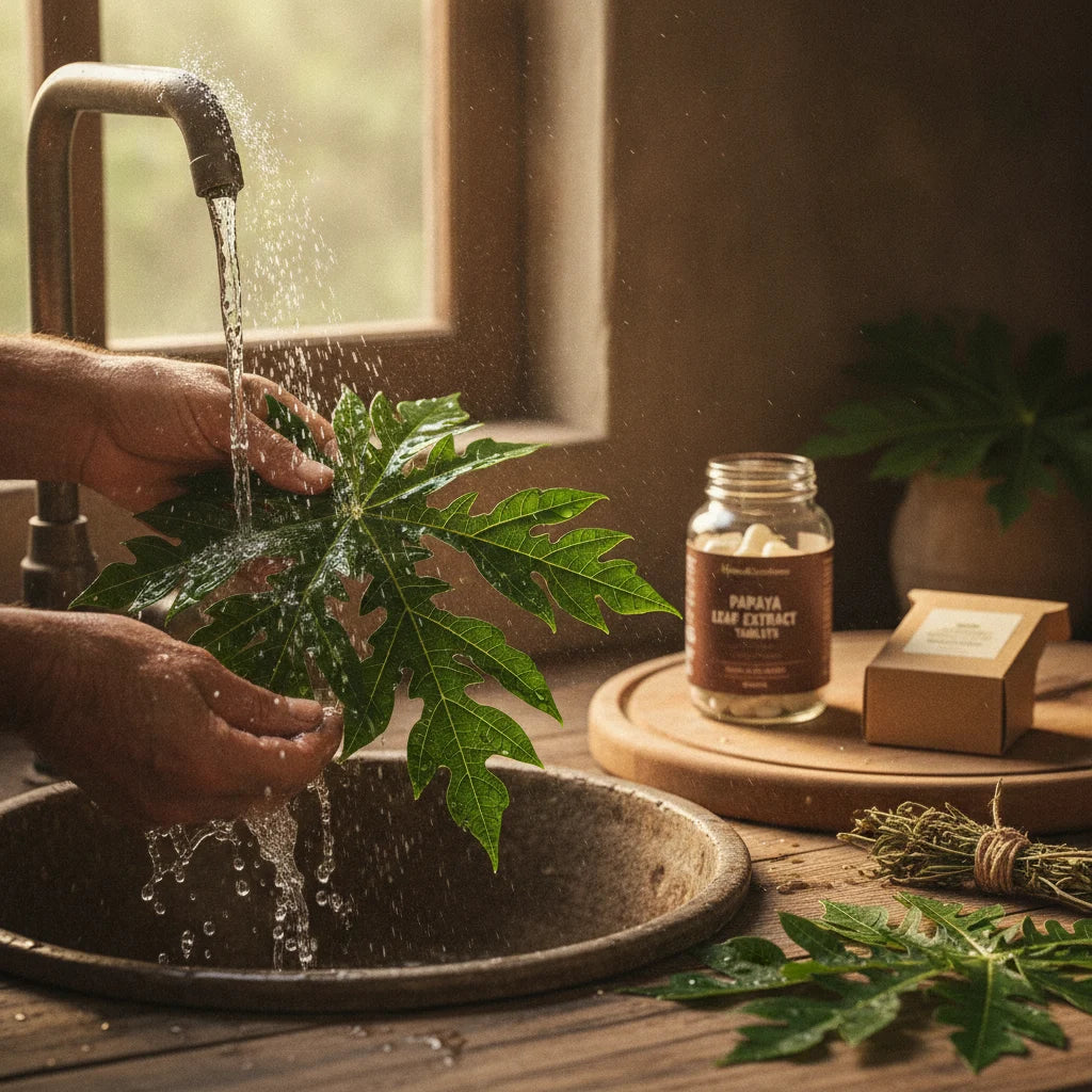 From Leaf to Tablet: A consumer’s guide to the environmental and social footprint of papaya leaf extract tablets_featured_image