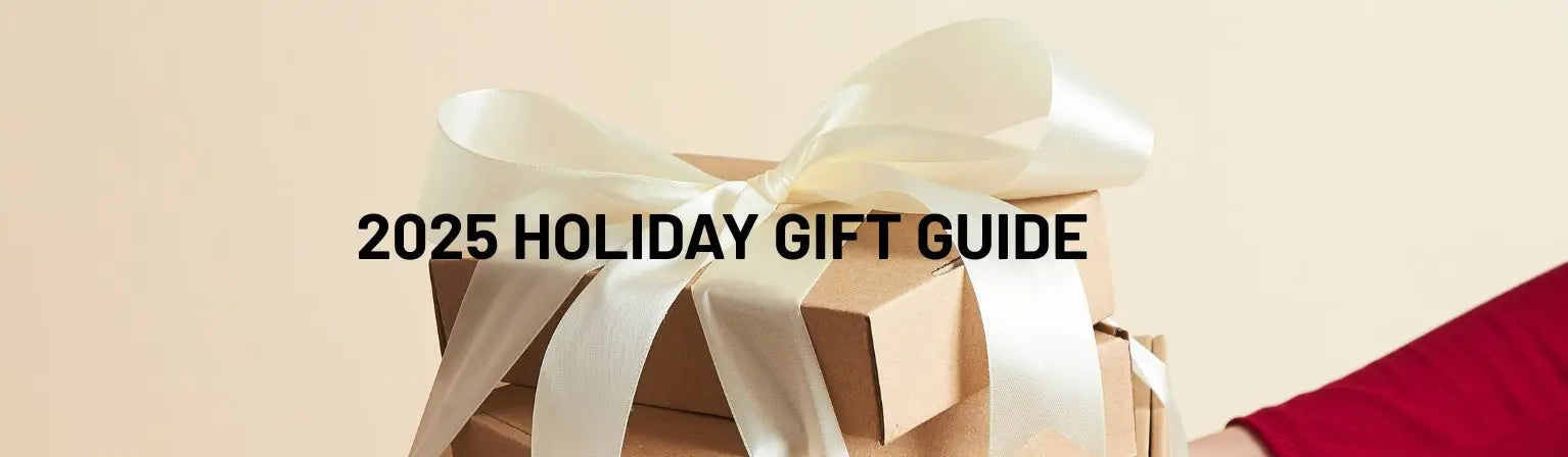 Tea Lovers stack of brown gift boxes with cream satin bow for true tea enthusiast