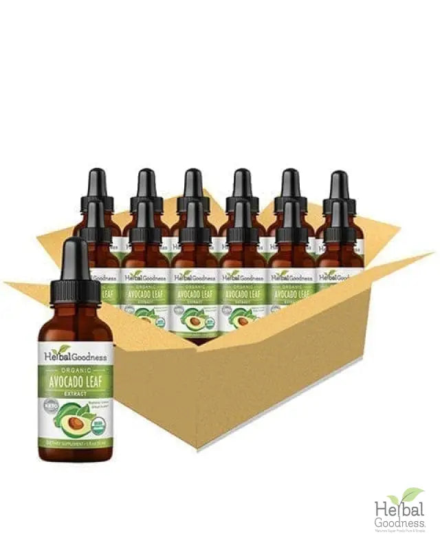 Avocado Leaf Extract - Organic - Liquid - Blood Sugar Support - Herbal Goodness Liquid Extract Herbal Goodness 