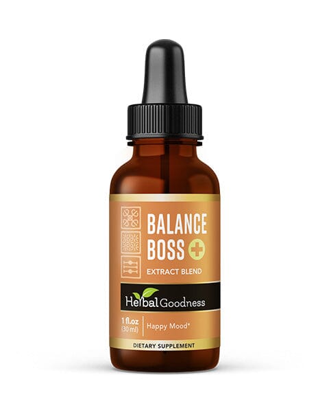 Balance Boss - 1oz 15X Liquid Extract - Mood & Relaxation Liquid Extract Herbal Goodness 1 oz 