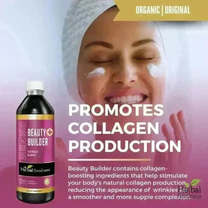 Beauty Builder Liquid Extract 15X – Skin Support & Collagen Wellness Formula Liquid Extract Herbal Goodness 