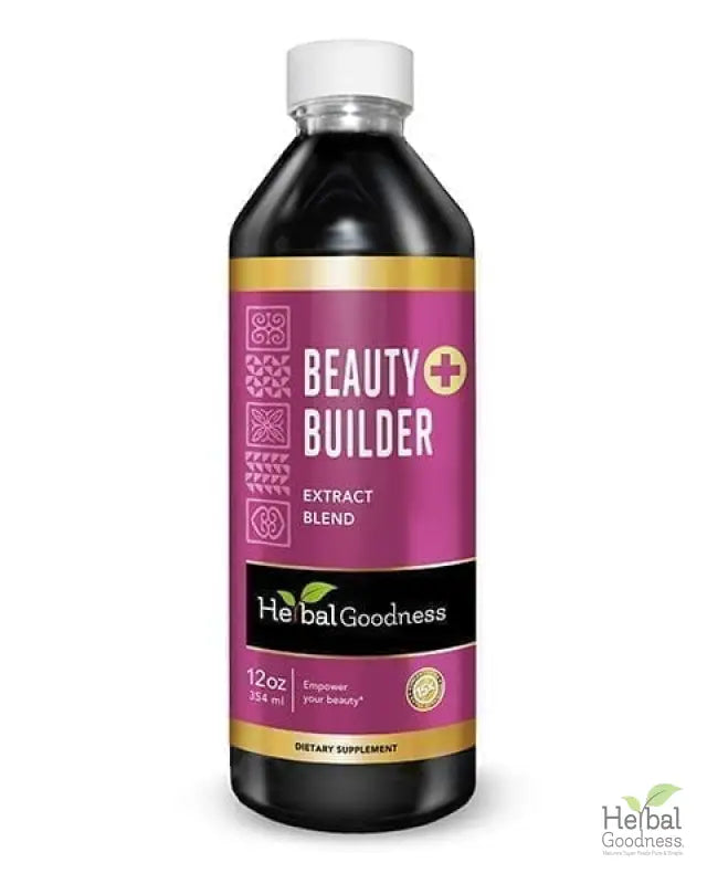 Beauty Builder Plus - Liquid - Beauty & Skin Support - Herbal Goodness Liquid Extract Herbal Goodness 12oz 