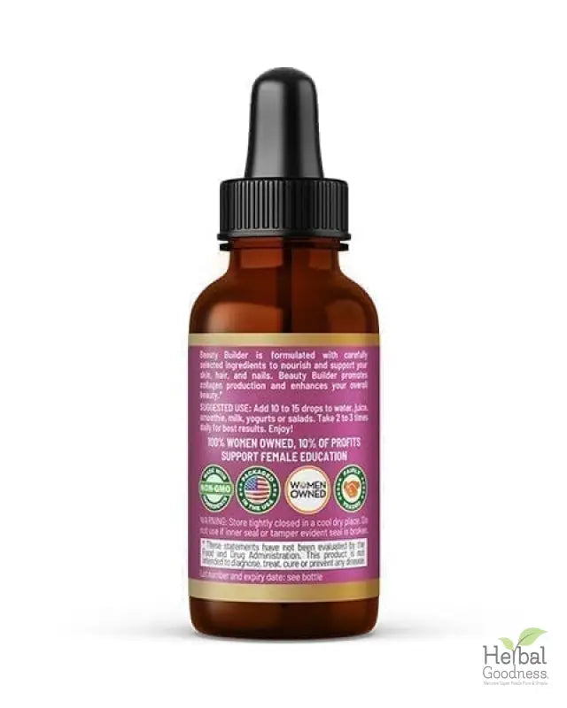 Beauty Builder Plus - Liquid - Beauty & Skin Support - Herbal Goodness Liquid Extract Herbal Goodness 