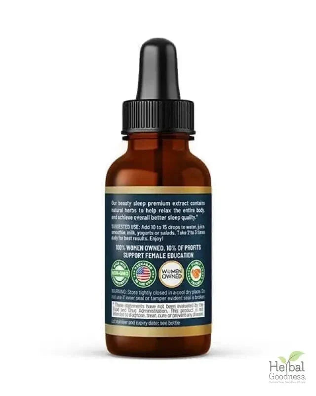 Beauty Sleep 15X Liquid Extract – Natural Sleep & Relaxation Herbal Supplement | Herbal Goodness Liquid Extract Herbal Goodness 