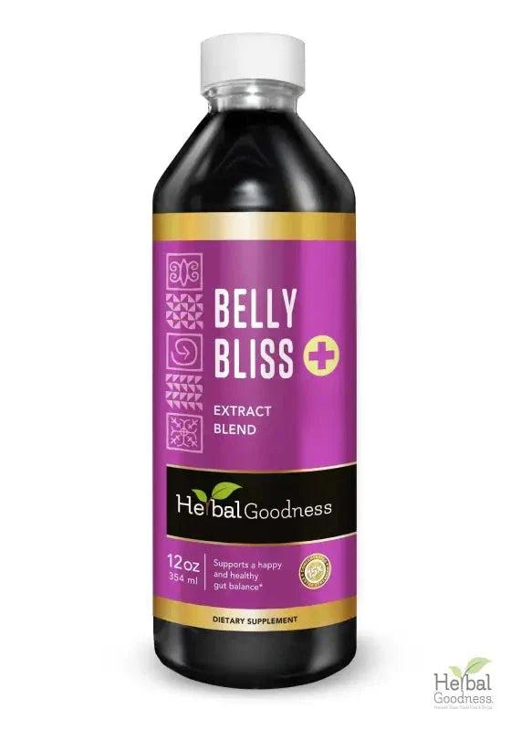 Belly Bliss Liquid Extract - Digestive Support Liquid Extract Herbal Goodness 12oz 
