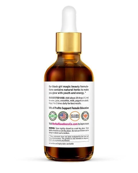 Black Girl Magic - 2fl.oz - Beauty & Anti-Aging Liquid Extract Herbal Goodness 