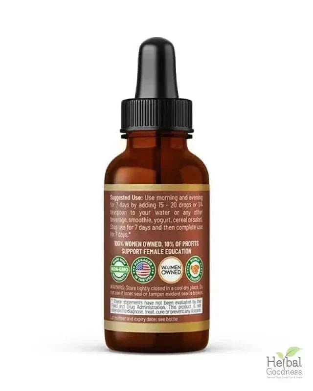 Body Detox with Papaya Seed - Organic 15X Liquid Extract - Intestine & Gut Cleanse Liquid Extract Herbal Goodness 