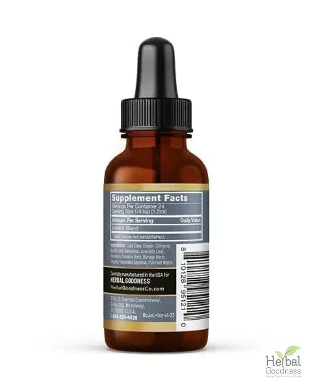 Bone &amp; Joint 15X Liquid Extract – Natural Joint Support Supplement Liquid Extract Herbal Goodness 