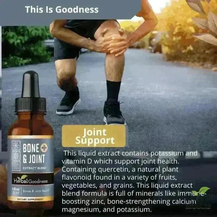 Bone &amp; Joint 15X Liquid Extract – Natural Joint Support Supplement Liquid Extract Herbal Goodness 