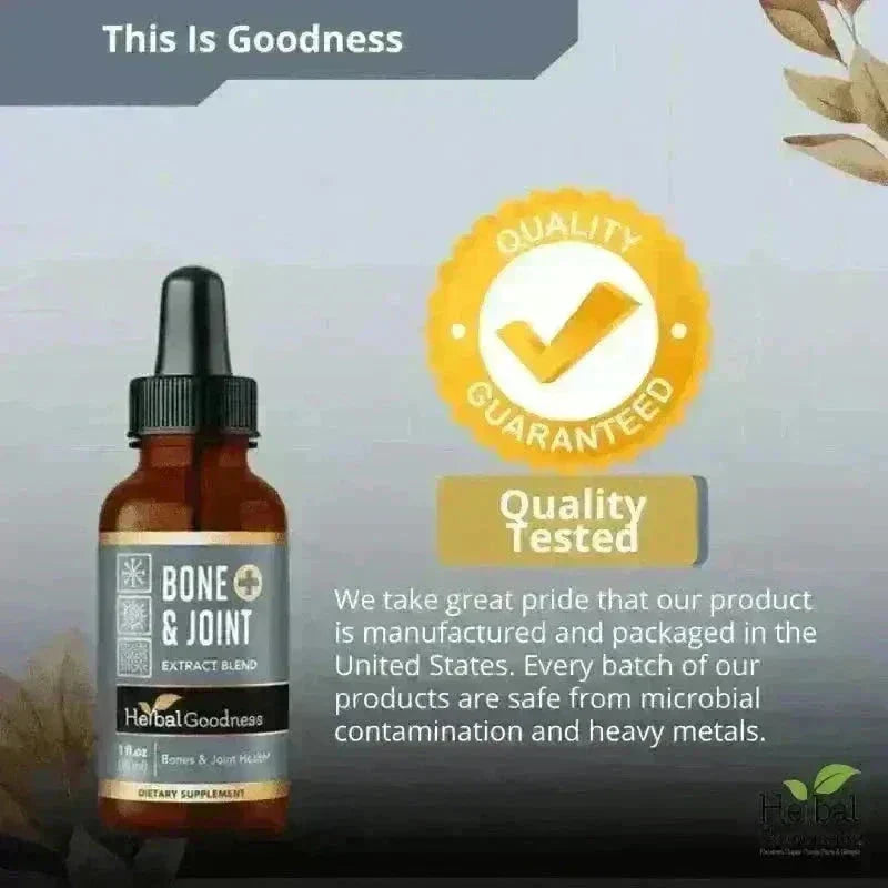 Bone &amp; Joint 15X Liquid Extract – Natural Joint Support Supplement Liquid Extract Herbal Goodness 
