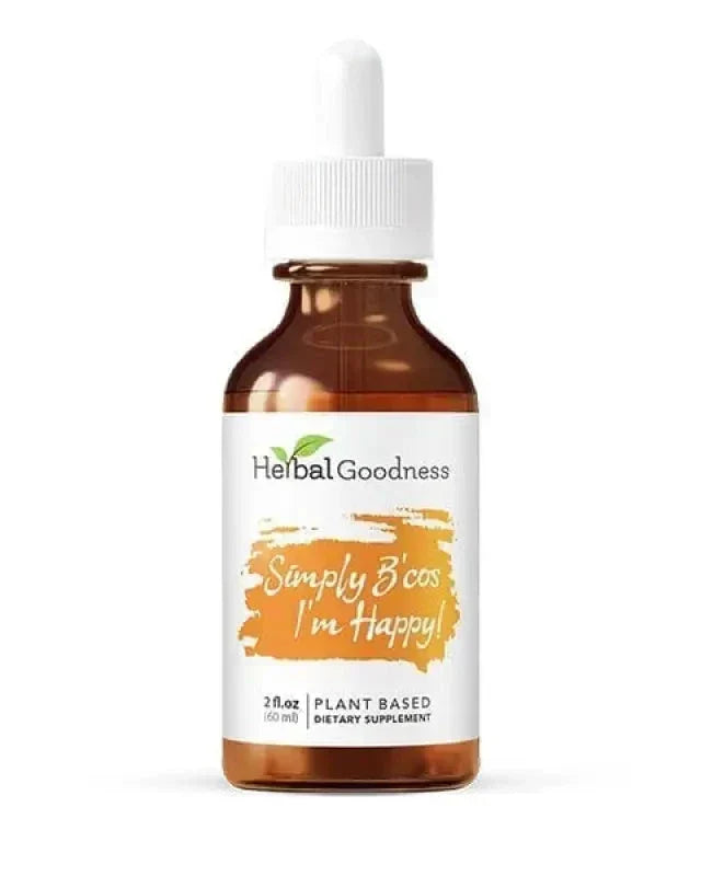 Simply Bcos Im Happy - 2fl.oz - Mood &amp; Zen Liquid Extract Herbal Goodness 