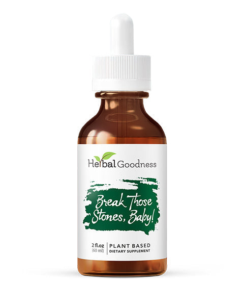 Break those Stones Baby! - 2fl.oz - Kidney & Detox - Herbal Goodness