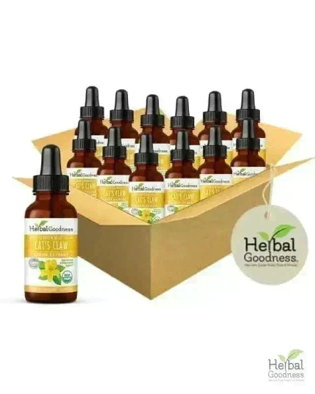 Cat's Claw - Organic 1oz 15X Liquid Extract - Joint Health Liquid Extract Herbal Goodness 1 oz Case (12) 