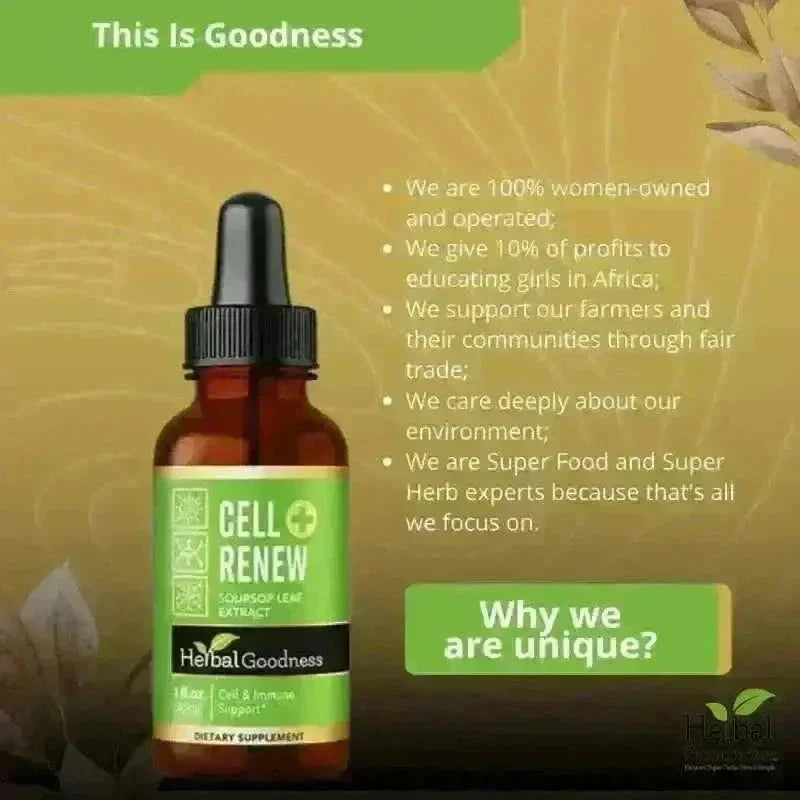 Cell Renew - 15X Liquid Extract - Immunity & Cell Health Liquid Extract Herbal Goodness 