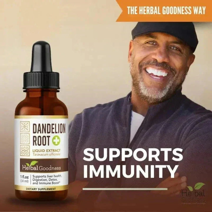 Dandelion Root Liquid Extract - Detox &amp; Liver Liquid Extract Herbal Goodness 