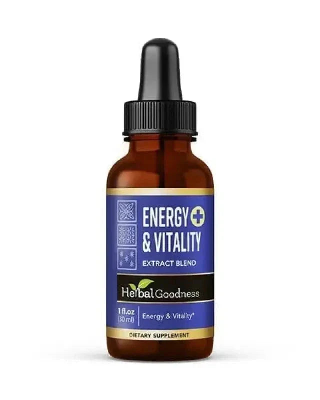 Energy and Vitality - 15X Liquid Extract - Energy & Performance Liquid Extract Herbal Goodness 1 oz 
