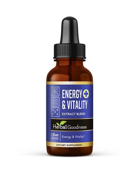 Energy and Vitality - Liquid Extract 12oz Liquid Extract Herbal Goodness 1 oz 