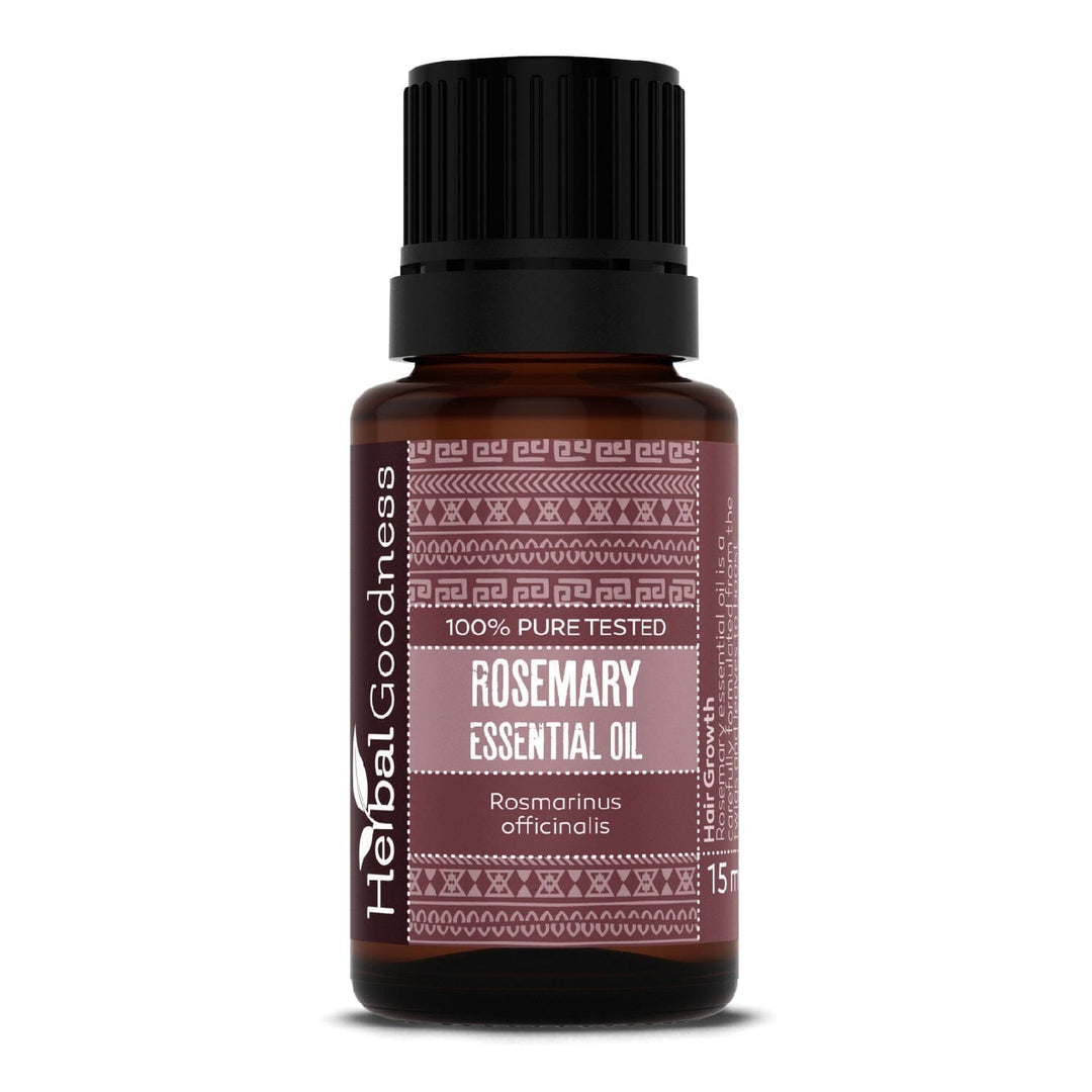 Essential Oil Blend - Natural - 15ml - Herbal Goodness Body Care Herbal Goodness Rosemary Essential Oil - Natural - 15ml - Skincare, Body Massage, Hair Support - Herbal Goodness 