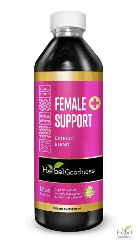 Female Support - 15X Liquid Extract - Female Hormone Balance Liquid Extract Herbal Goodness 12 oz 