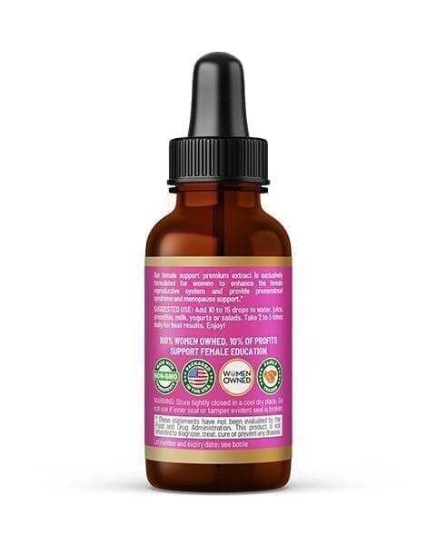 Female Support - Liquid Tincture - PMS & Hormonal Support, Female Health - Herbal Goodness Liquid Extract Herbal Goodness 