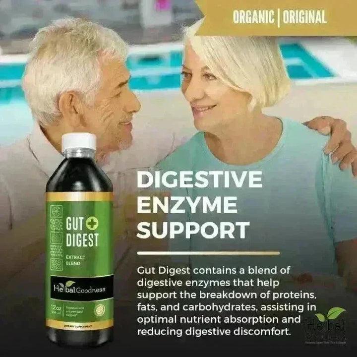 Gut Digest Plus - Organic 15X Liquid Extract - Gut & Immunity Liquid Extract Herbal Goodness 