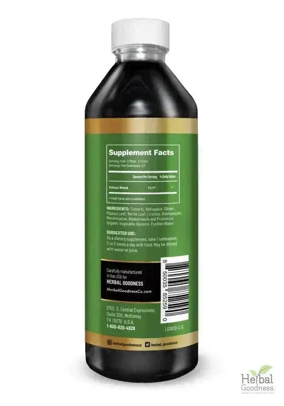 Gut Digest Plus - Organic 15X Liquid Extract - Gut & Immunity Liquid Extract Herbal Goodness 
