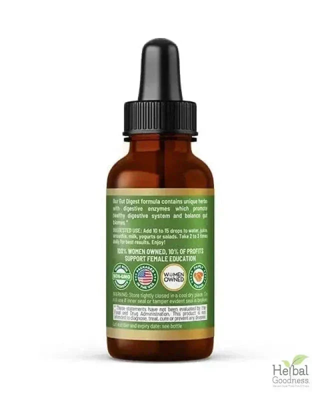 Gut Digest Plus - Organic 15X Liquid Extract - Gut & Immunity Liquid Extract Herbal Goodness 