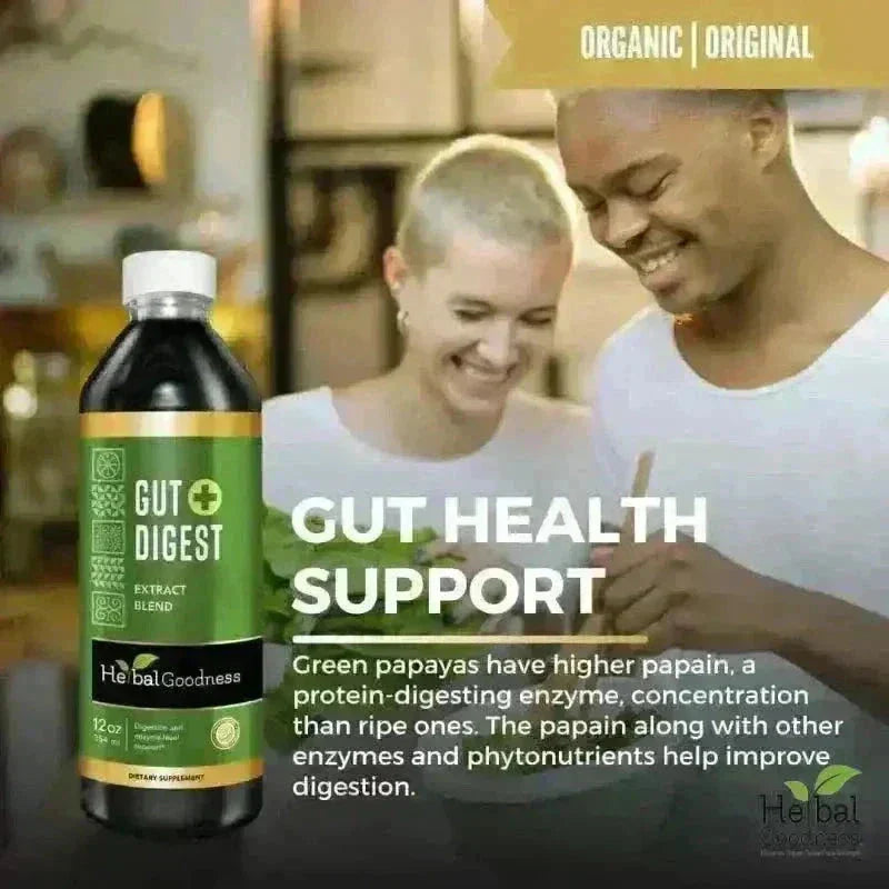 Gut Digest Plus - Organic 15X Liquid Extract - Gut & Immunity Liquid Extract Herbal Goodness 