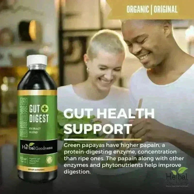 Gut Digest Plus - Organic 15X Liquid Extract - Gut &amp; Immunity Liquid Extract Herbal Goodness 