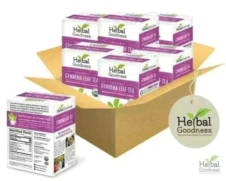 Gymnema Leaf Extract - Organic - Tea 24/2g Tea & Infusions Herbal Goodness Case(6) 