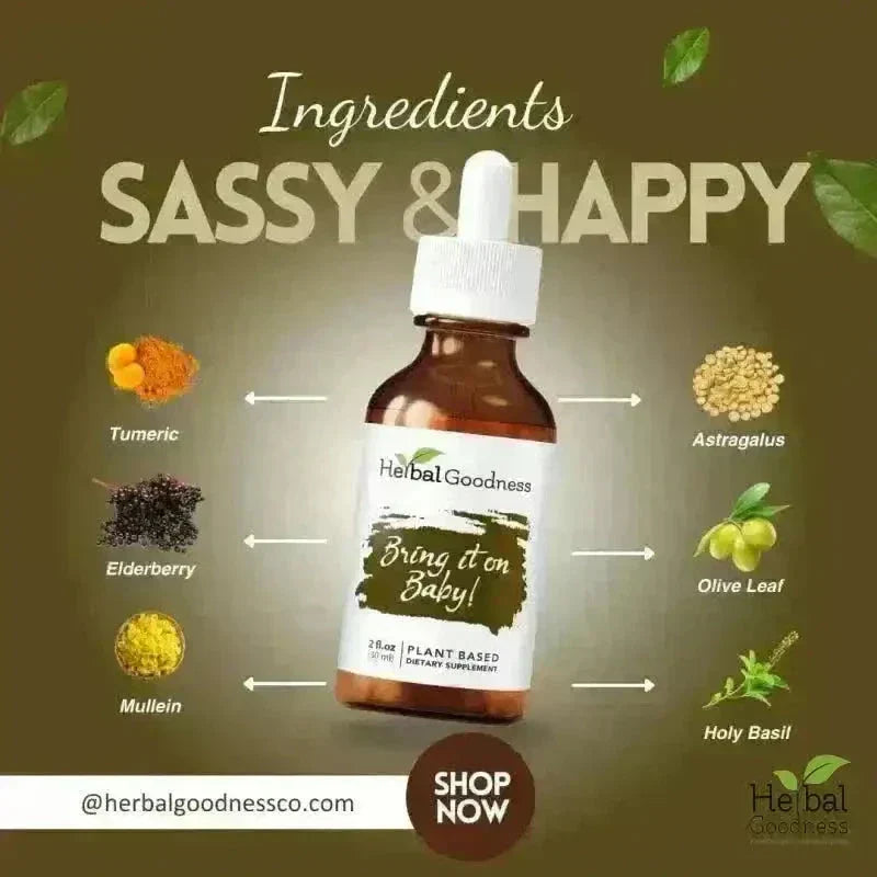 Bring it on Baby! - 2fl.oz - Energy & Vitality Liquid Extract Herbal Goodness 