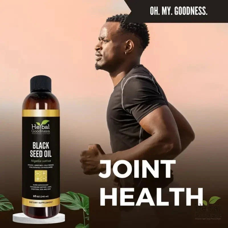 Black Seed Oil 8oz – Cold-Pressed Nigella Sativa Oil for Immune Support & Daily Wellness Liquid Extract Herbal Goodness 