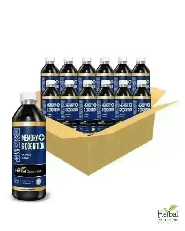 Memory & Cognition 15X Liquid Extract – Natural Brain & Focus Support Supplement Liquid Extract Herbal Goodness 
