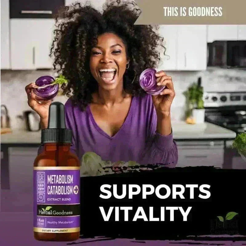 Metabolism and Catabolism - 1oz 15X Liquid Extract - Blood Sugar Liquid Extract Herbal Goodness 